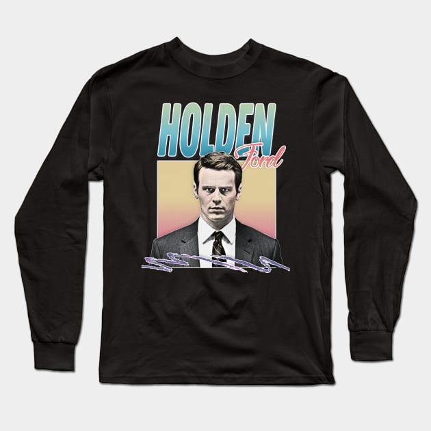 Holden Ford / Mindhunter Aesthetic Style Design Long Sleeve T-Shirt by DankFutura